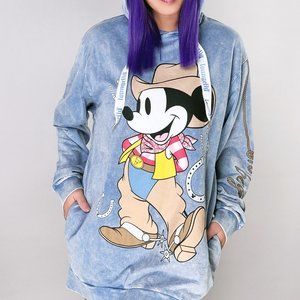 NEW Loungefly - Disney Western Mickey Unisex Hoodie